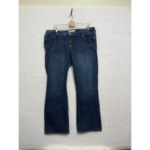 Torrid Womens Relaxed Boot Jeans Dark‎ Wash Denim Size 18
